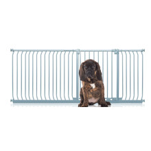 (Gris, 216cm - 225cm) Bettacare Puerta Elite a Presión para Perros