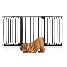 (Negro, 161cm - 170cm) Bettacare Puerta Elite a Presión para Perros
