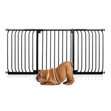 (Negro, 179cm - 188cm) Bettacare Puerta Elite a Presión para Perros