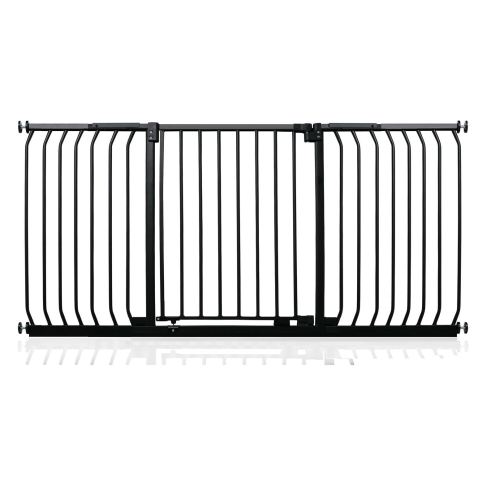 Safetots (Matt Black, 170Cm - 179Cm) Elite Pressure Safety Gate