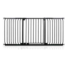 (Negro mate, 179cm - 188cm) Safetots Barrera Elite de Seguridad para Bebés