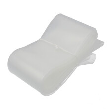Heat Shrinkable Tube 45mm Inner Dia Transparent Wire Wrap Cable Sleeve 2M Long
