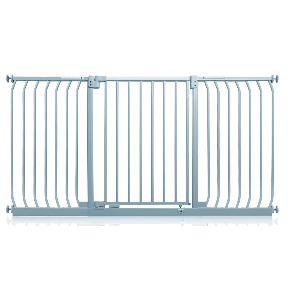 Safetots Elite Pressure Fit Stair Gate - Grey - 161cm - 170cm - Image 2
