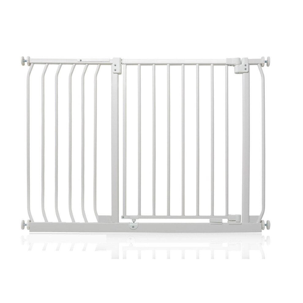 Safetots (Matt White, 107Cm - 116Cm) Elite Pressure Safety Gate