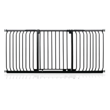 (Negro mate, 197cm - 206cm) Safetots Barrera Elite de Seguridad para Bebés