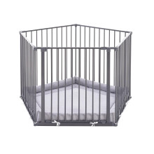 (5 x 72cm, Grey) Safetots Premium Multi Panel Play Den with Mat