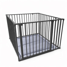 (92cm x 92cm, Grey) Safetots Premium Multi Panel Play Den with Mat