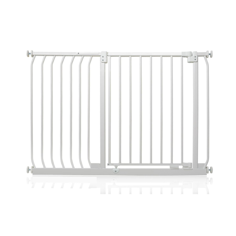 Safetots (Matt White, 116Cm - 125Cm) Elite Pressure Safety Gate