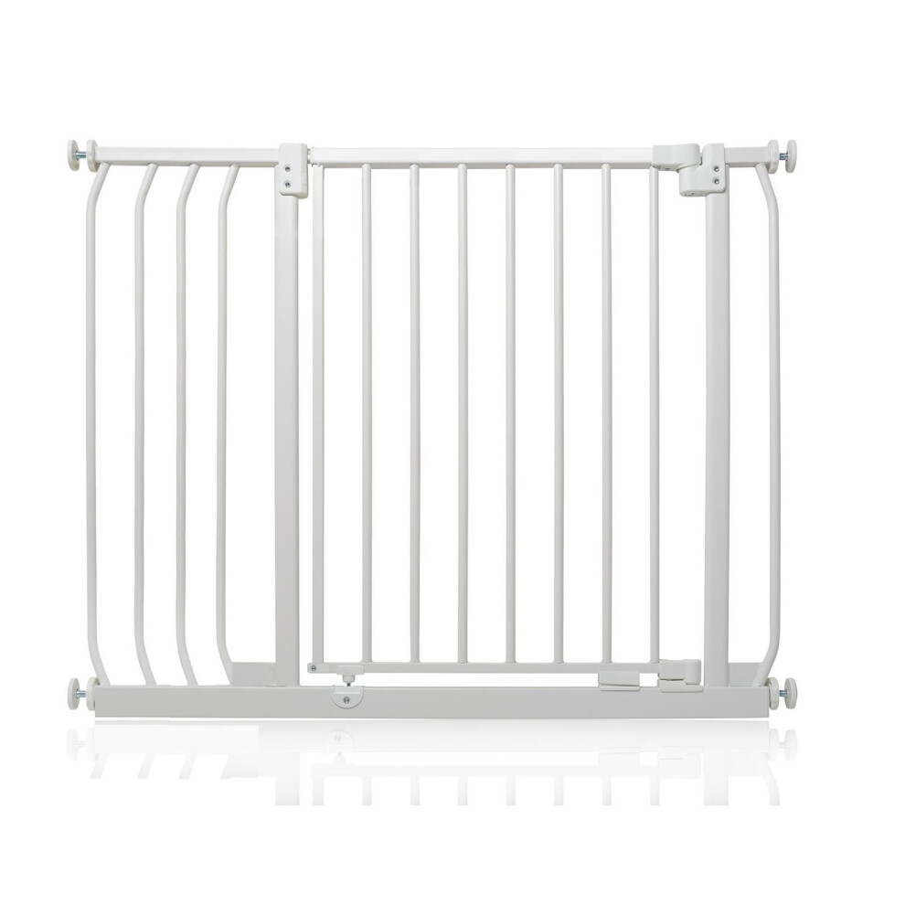 Safetots (Matt White, 89Cm - 98Cm) Elite Pressure Safety Gate