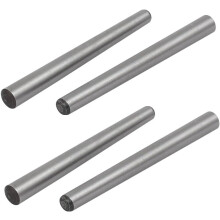 Carbon Steel GB117 100mm Length 8mm Small End Diameter Taper Pin 4pcs