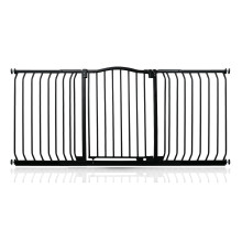 (Matt Black, 161cm - 170cm) Safetots Curved Top Safety Gate