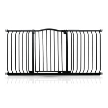 (Matt Black, 152cm - 161cm) Safetots Curved Top Safety Gate