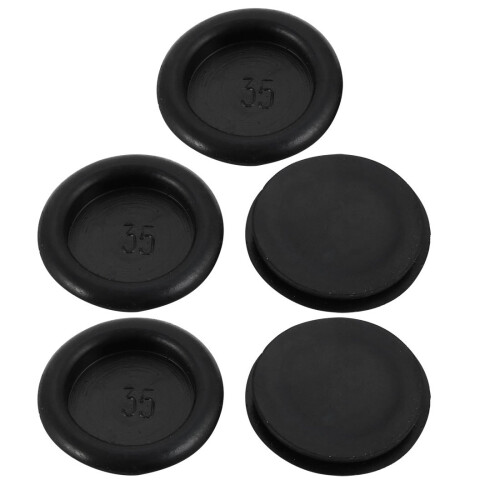 5pcs 35mm Drill Hole Diameter Electrical Rubber Wire Protection Grommet Gasket