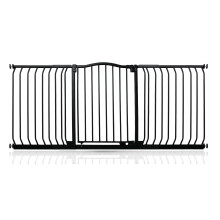 (Matt Black, 170cm - 179cm) Safetots Curved Top Safety Gate