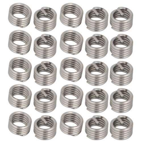 3/8"-16x0.375 304 Stainless Steel Helical Coil Wire Thread Insert 25pcs