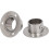 1 Pair Stainless Steel Closet Pole Socket Rob Support Flange Holder, 26mm Dia 1