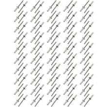 4mmx16mm Aluminum Countersunk Head Closed End Blind Rivets Fastener 100pcs