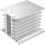 Aluminum Heat Sink SSR Dissipation for Three Phase Solid State Relay 10A-100A 1