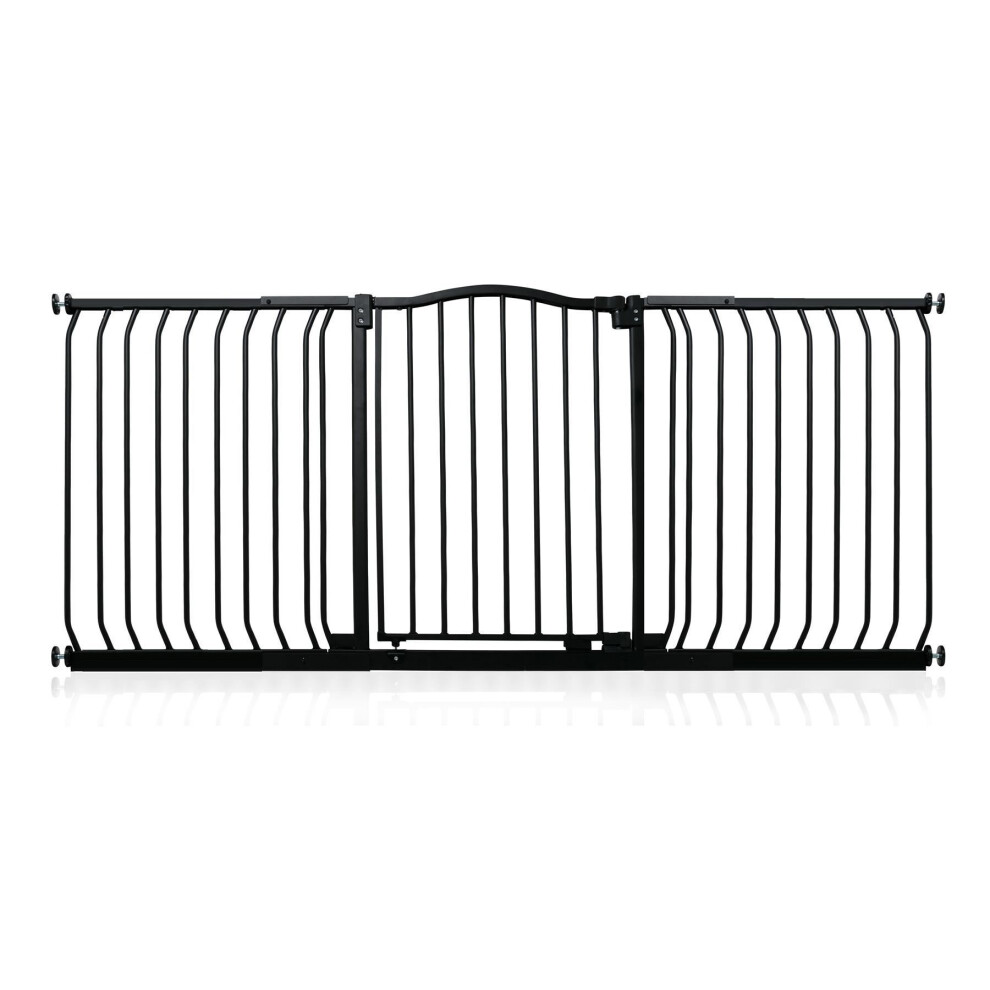 Safetots (Matt Black, 179Cm - 188Cm) Curved Top Safety Gate - Image 2