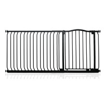 (Matt Black, 171cm - 180cm) Safetots Curved Top Safety Gate