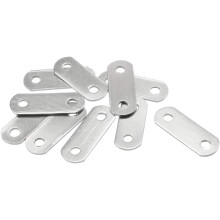 Repair Plate, 22mmx8mm, Flat Fixing Mending Corner Brace Bracket Connector, Pack of 10