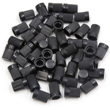 50Pcs 6mm Plastic Shaft Insert Dia Potentiometer Control Knobs Black 10 x 14mm