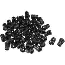 50Pcs Lamp Socket Light-emitting Diode Holder Clip Bezel Mount 3mm LED Holders Panel Display Plastic Black