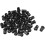50Pcs Lamp Socket Light-emitting Diode Holder Clip Bezel Mount 3mm LED Holders Panel Display Plastic Black 1