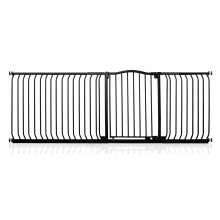 (Matt Black, 216cm - 225cm) Safetots Curved Top Safety Gate