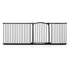 (Negro mate, 225cm - 234cm) Safetots Barrera de Tope Curvo para Bebés