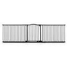 (Matt Black, 271cm - 280cm) Safetots Curved Top Safety Gate