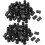 100Pcs Lamp Socket Light-emitting Diode Holder Clip Bezel Mount 5mm LED Holders Panel Display Plastic Black 1