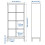 IKEA KALLAX 8 Cube Unit with Underframe 77x164 3