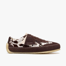 (Standard, 5.5 (Adults')) Tor Low Brown Cow Print
