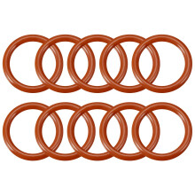 Silicone O-Ring, 24mm Outside Diameter, 17.8mm Inner Diameter, 3.1mm Width, VMQ Seal Rings Sealing Gasket Red, 10PCS