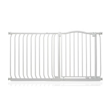 (Matt White, 134cm - 143cm) Safetots Curved Top Safety Gate