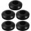 5pcs Wire Protective Grommets Black Rubber 6mm Double Sided Grommet 1