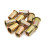 10Pcs 1/2-13 UNC Car Flat Head Rivet Nut Insert Bronze Tone 1
