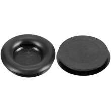 Wire Protector Oil Resistant Rubber Grommets 16mm Mounting Dia 30Pcs Black