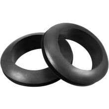Wire Protector Oil Resistant Armature Rubber Grommet 30mm Inner Dia 15Pcs Black