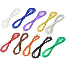 10 Pcs 30 Gauge Wrapping Wire Tin Plated Copper Wire PCB Wires Cable P/N DM-30-1000 30 AWG 3 Meters Length for Electronic Test