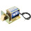 Eelectric Door Lock Solenoid,DC 12V 25N Force 10mm Stroke,Pull Type,Open Frame,Solenoid Electromagnet with Mount Board,Linear Motion,JF-S1040DL 1