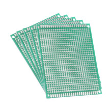 7x9cm Single Sided Universal Printed Circuit Board for DIY Soldering Green Thickness 1.6mm 5pcs