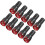 10Pcs Red Indicator Light with Buzzer AC/DC 24V, 22mm Panel Mount Flashing Alarm, for Electrical Control Panel, HVAC, DIY Projects 1