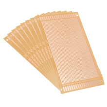 9x15cm Single Sided Stripboard Universal Paper Printed Circuit Board Thickness 1.2mm for DIY Soldering Brown 8pcs