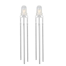 100pcs 3mm Red Yellow Green Misty Common Cathode LED Diode Light Round 20mA Super Bright Bulb Lighting Lamp Electronic Component Light Emitting Diodes
