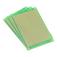 5x7cm Single Sided Universal Printed Circuit Board Coppered for DIY Soldering Green 3pcs