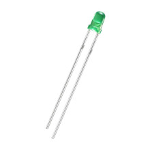 30pcs 3mm Lime Green LED Diode Lights Colored Lens Diffused Round DC2.0-2.2V 20mA Lighting Bulb Lamps Electronics Components Light Emitting Diodes
