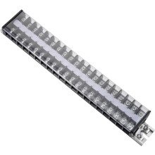 Barrier Terminal Strip Block 660V 20A Dual Rows 20P DIN Rail Base Screw Connector