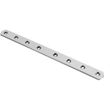 Repair Plate, 247mmx20mm, Flat Fixing Mending Corner Brace Bracket Connector, Pack of 1